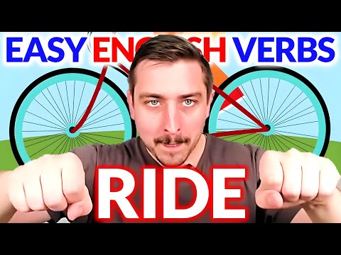 RIDE 🚴‍♂️ Learn English Verbs: Riding A Bicycle | Easy English Beginner Comprehensible Input Lesson