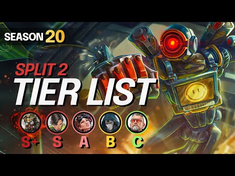 NEW LEGENDS TIER LIST for Season 20 Split 2 - BEST and WORST Legends - Apex S20 Meta Guide