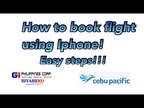 HOW TO BOOK FLIGHT IN BIYAHEKO USING IPHONE!