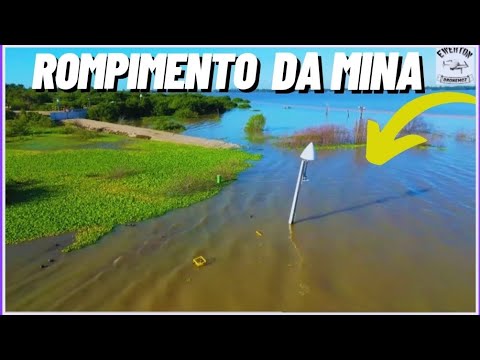 rompimento da mina 18 no bairro do mutange após o rompimento  Maceió Alagoas Brasil