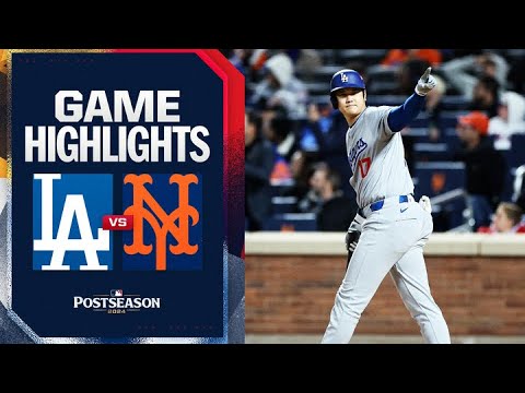 Dodgers vs. Mets NLCS Game 3 Highlights (10/16/24) | MLB Highlights