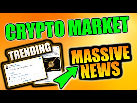 MASSIVE NEWS in CRYPTO! - MicroStrategy BUYS MORE BTC! Grayscale SUES SEC! Fear in the Crypto Market