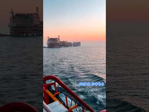 இந்திய நடுக்கடலில் ஒரு உலகம் 😱 #sea #ongc / #shortvideo