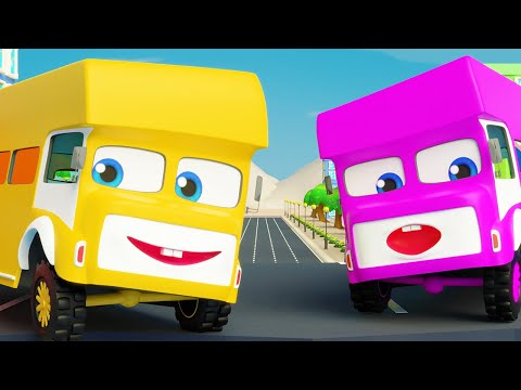 Wheels on the Bus | Goes Round n Round | Rhymes Compilation | Nursery Rhyme & Collection Kids USA