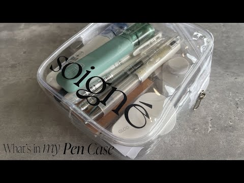 What's in My Pen Case | Part Two | Cloth & Paper