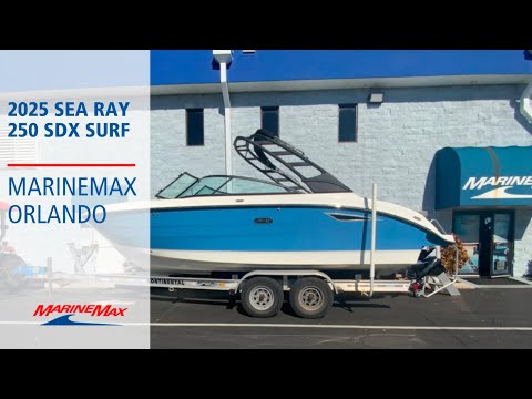 BRAND NEW 2025 Sea Ray 250 SDX Surf| MarineMax Orlando| English & Spanish Walkthrough