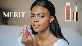 MINIMALIST MAKEUP WITH MERIT 💄 , CLEAN BEAUTY...| DadouChic