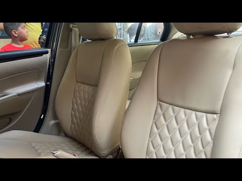 Shift Dzire seat covers upgraded || shift Dzire leather seat covers || accessories shop Bangalore 👌