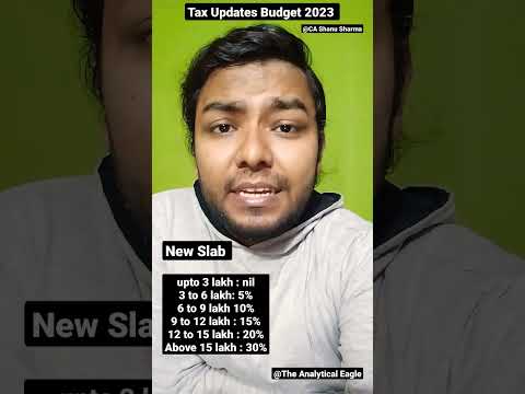 New Tax Slab #budget2023