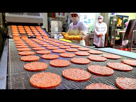 How Hamburgers are Made in Factories | HOW IT'S MADE