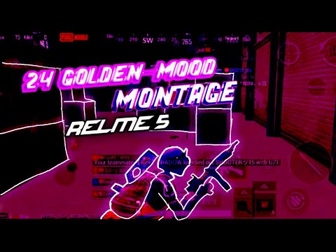 24 Golden–Mood...Pubg Montage ⚡// Best Low End Device Player ⚡// Five finger Clow.. Playing Realme 5