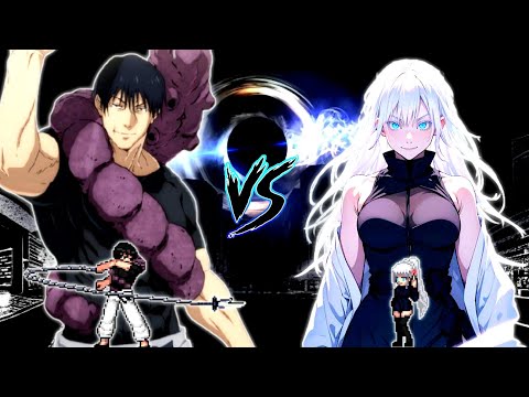 Toji Fushiguro V4 (Inseph) (New) VS Female Gojo Waifu V2 in Jump Force Mugen