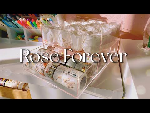 ASMR Unboxing || Long lasting roses from Rose Forever 🌹