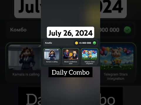 Hamster Kombat Daily Combo July 25 to 26 | Daily Combo Today