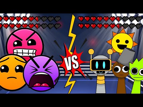 All fire in the Hole vs All Sprunki meme battle animation