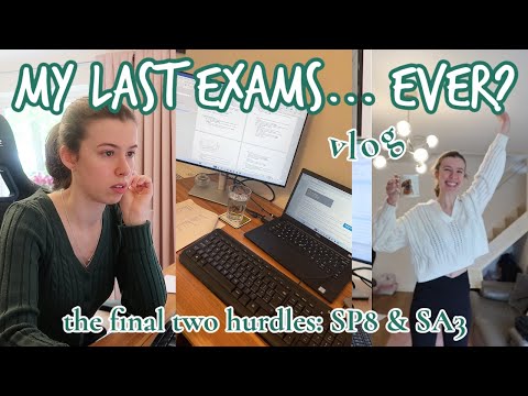 My last ever exam season?! IFoA student actuary vlog (SP8 and SA3)