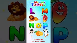 ABC English alphabet Song A to Z | MammaToons #atozwords #kidslearningvidios #abc #abclearningvideos