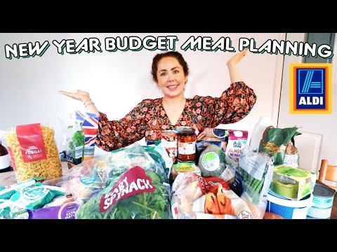 BIG BUDGET ALDI GROCERY HAUL | 5 Meals For Under £25 Haul With Prices, Budget Healthy Meal Plan!