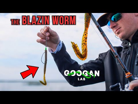 HOW TO RIG the NEW GOOGAN BLAZIN WORM! ( Bass Fishing Tips )