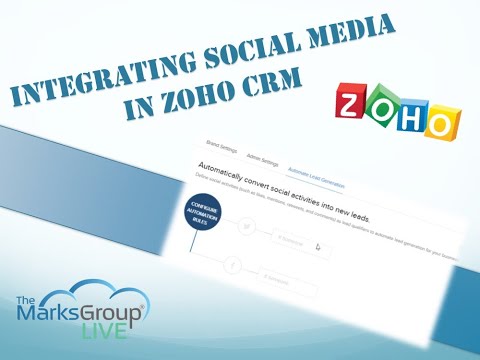 How to Integrate Social Media in Zoho CRM