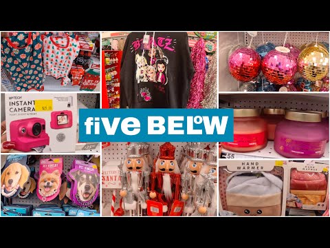 NEW FIVE BELOW ~Christmas Decor ~Clothes ~ Candles ~ Electronics ~ Pet Accessories