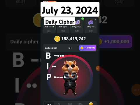 Hamster Kombat Daily Cipher July 23 | Daily Cipher Today