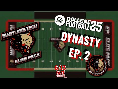 I Created a College Football Program | Ep 2 - Maryland Tech EA College Football 25 Teambuilder