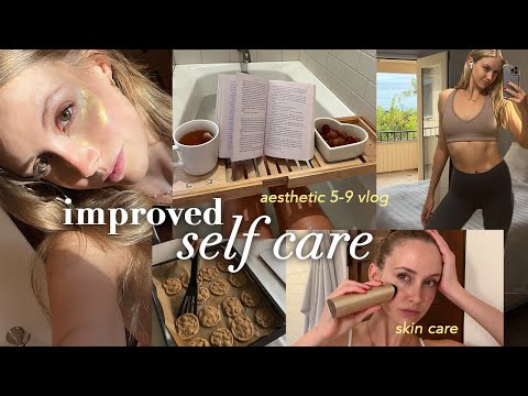 SELF CARE ROUTINE🛁 aesthetic vlog, ideas for improving mental health, AMIRO facial