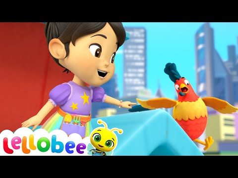 Morning Mischief: Rufio Rooster’s Tune! | 🌻Lellobee City Farm - Kids Playhouse Song Mix