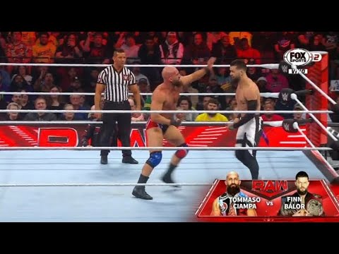 finn balor vs tommaso ciampa full match raw