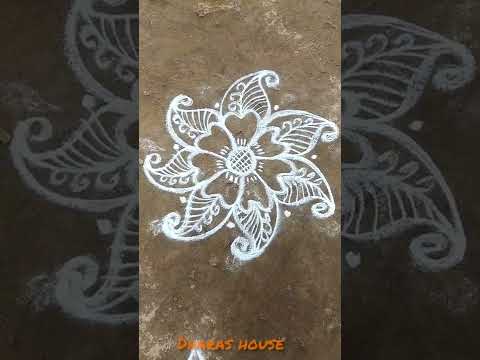 Masi madha special rangoli kolam||simple rangoli||dharas house||#shorts