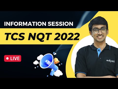 TCS NQT 2022 | Information Session | Edyst | Aneeq