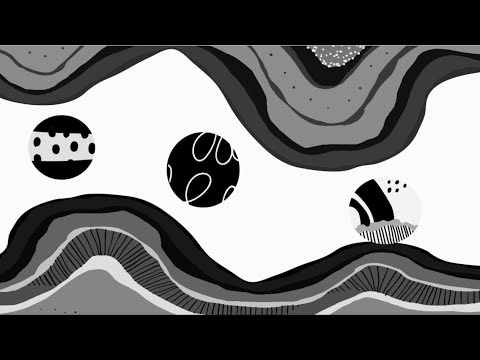 Baby Sensory | Black White High Contrast | Bach Classical Music | Doodle art fun video