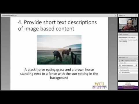 Accessibility Basics Webinar