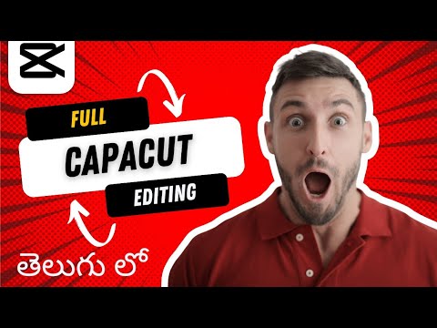 🪩Capacut Editing tutorial Telugu|| latest Capacut editing