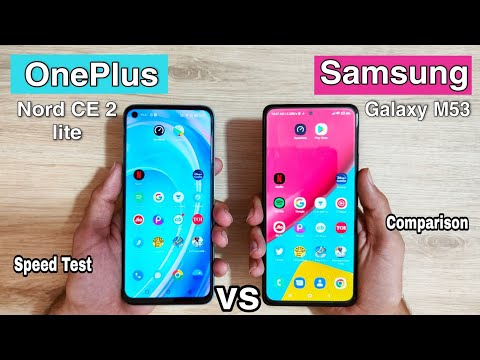 OnePlus nord ce2 lite vs Samsung galaxy m53 Speed Test & Comparison