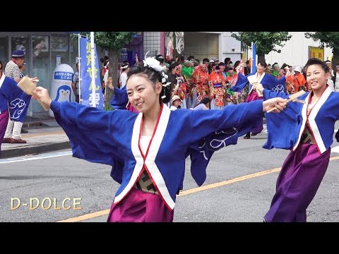 【花影連】坂戸・夏よさこい #3 2018/8/18 よさこい祭り