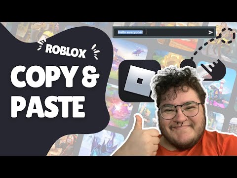 How to Copy and Paste on Roblox