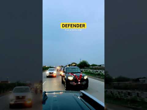 Defender road presence🥵🏎️#defender #rangerover #defender110 #trending #automobile #viralvideo