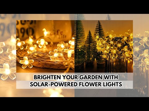 Solar Flower String Lights