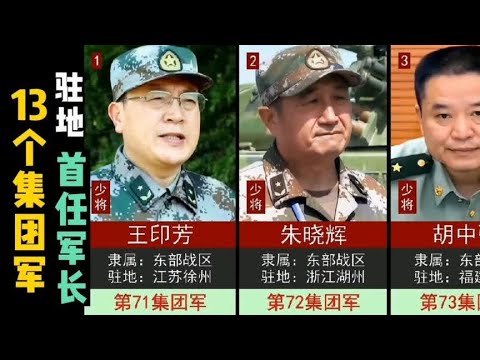 目前13个集团军：驻地在哪？首任军长是谁？