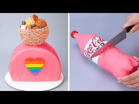 Beautiful Pink Cake Decorating Ideas | Easy Dessert Anyone Can Try At Home | So Yummy Cake