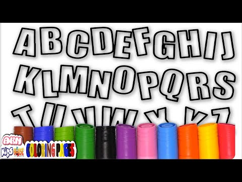 ABC Coloring Book: Learn ABC Alphabet for Children / Akn Kids House