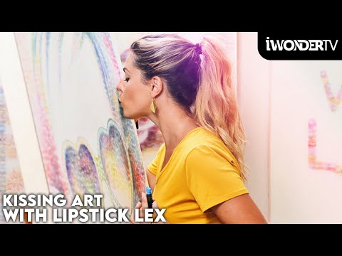 Lipstick Artist Makes Paintings Known As Kissing Art