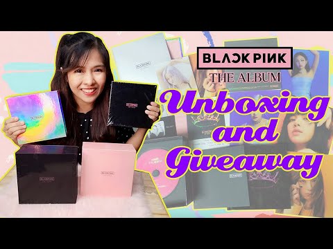 BLACKPINK (블랙핑크) THE ALBUM UNBOXING AND GIVEAWAY (VERSIONS 1, 2, 3 AND 4) // PHILIPPINES (CLOSED)