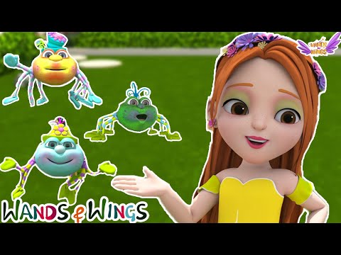 Itsy Bitsy Spider + The Princess Lost Her Dress | Princess Songs | Bedtime Stories - Wands And Wings