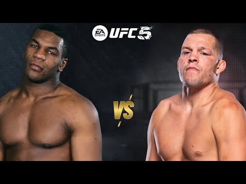 UFC 5 MIKE TYSON VS. NATE DIAZ FOR THE UFC HEAVYWEIGHT CHAMPIONSHIP BELT!