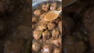 Easy Weeknight Dinner | Smothered Turkey Meatballs Recipe