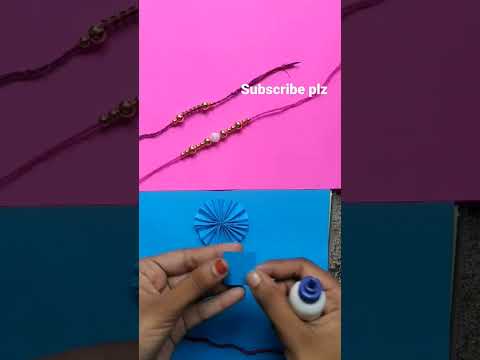 Rakhi making at home 🏡🥰#for my sweet bro#shorts#crafts#viral#videos