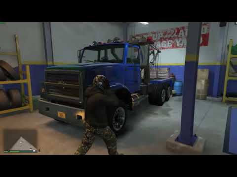 GTA Online - Snow Offroad Race! Tow Truck Work, Taxi!